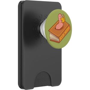PopSockets Bookish Phone Grip & Stand – Bookworm PopSockets PopGrip for MagSafe(Magnetic PopWallet)