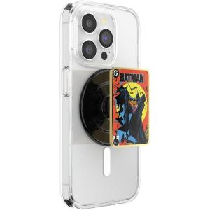 PopSockets Phone Grip for MagSafe with Kickstand, Magnetic Stand, Swappable Top, Secure Hold for iPhone MagSafe Cases, Phone & Tablet Grip, Batman – Enamel Comic Cover(Comic Cover)