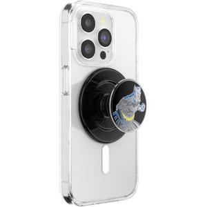 PopSockets Phone Grip for MagSafe with Kickstand, Magnetic Stand, Swappable Top, Secure Hold for iPhone MagSafe Cases, Phone & Tablet Grip, Batman – Enamel Comic Cover(In Action)