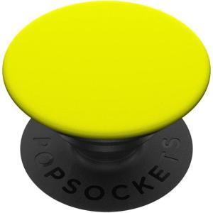 PopSockets Phone Grip with Expanding Kickstand – Neon Yellow PopSockets Adhesive PopGrip(Adhesive PopGrip)