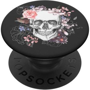 PopSockets Skull & Goth Phone Grip & Stand – Death Petal PopSockets PopGrip for MagSafe(Adhesive PopGrip)