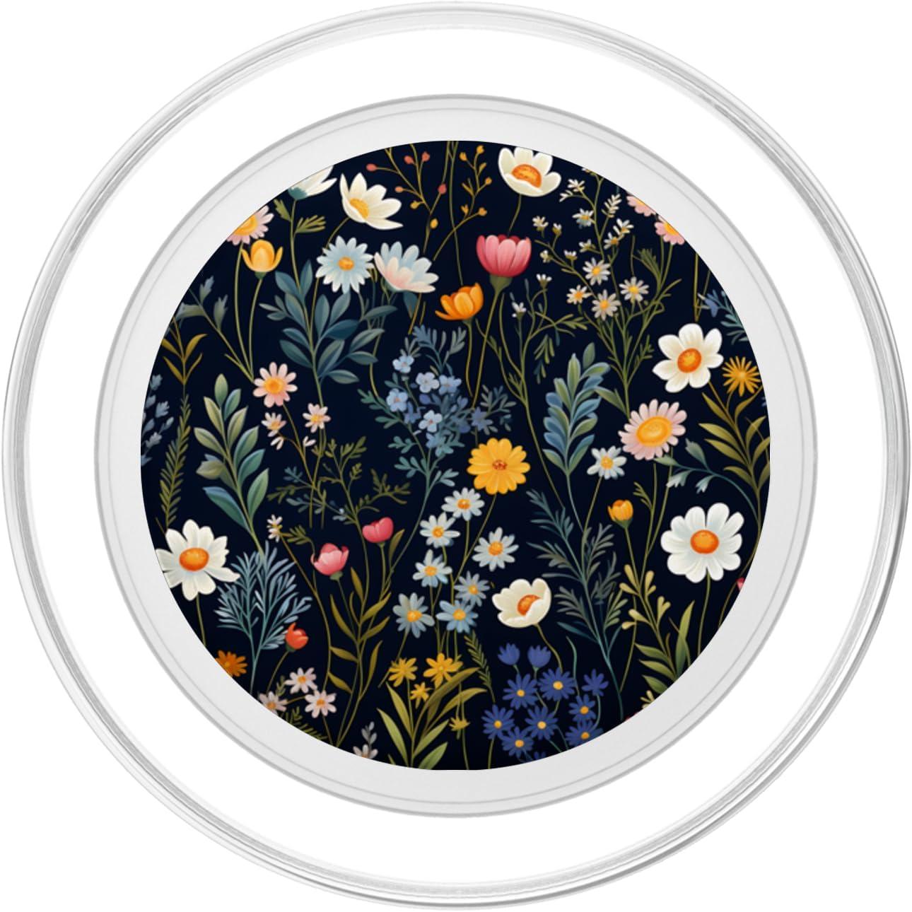 imageMixed Flower Bouquet Floral Pattern Wildflowers PopSockets Adhesive PopGripMagnetic PopGrip