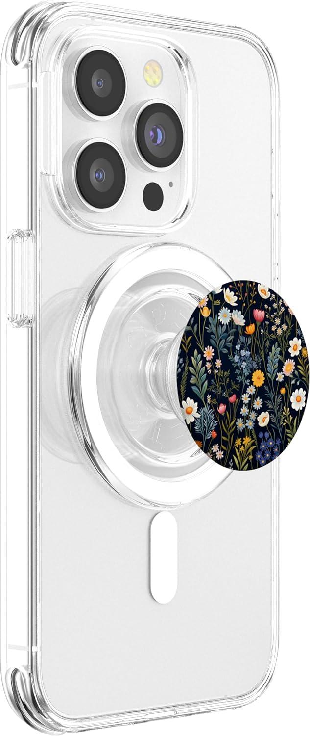 imageMixed Flower Bouquet Floral Pattern Wildflowers PopSockets Adhesive PopGripMagnetic PopGrip