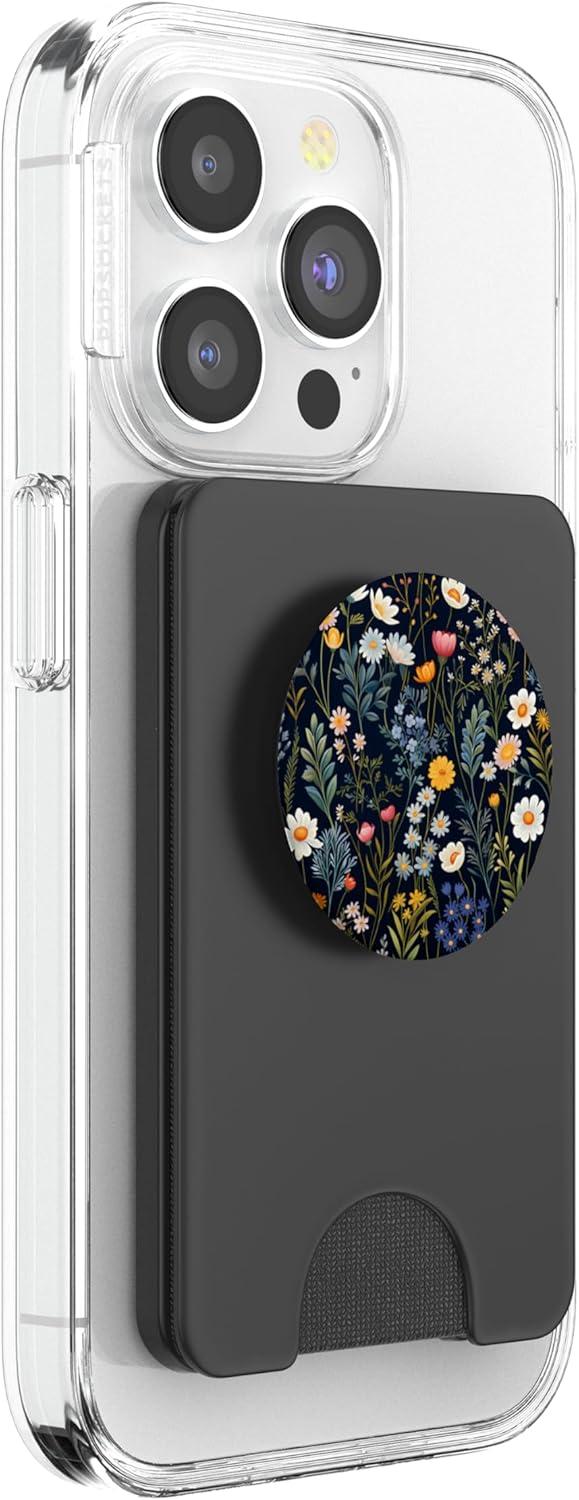 imageMixed Flower Bouquet Floral Pattern Wildflowers PopSockets Adhesive PopGripMagnetic PopWallet