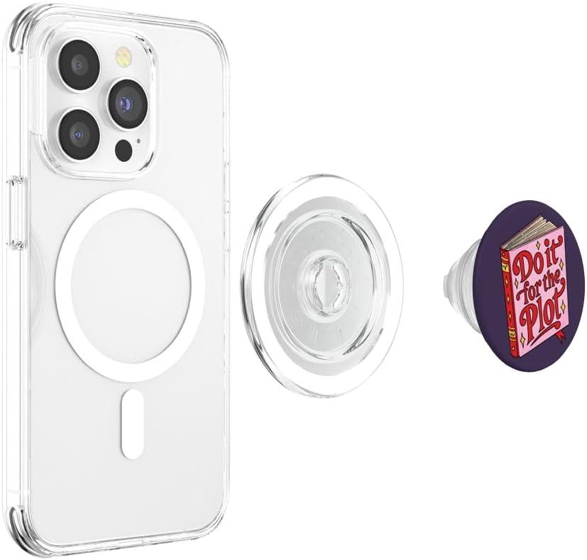 imagePopSockets Funny Book Phone Grip amp Stand Do it for The Plot PopSockets PopGrip for MagSafeMagnetic PopGrip