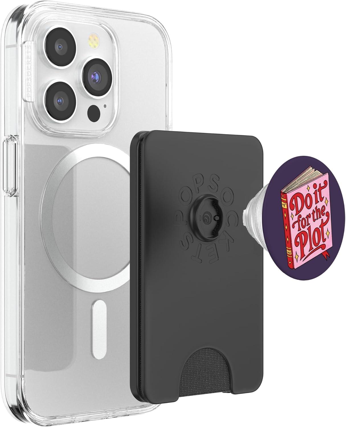 imagePopSockets Funny Book Phone Grip amp Stand Do it for The Plot PopSockets PopGrip for MagSafeMagnetic PopWallet