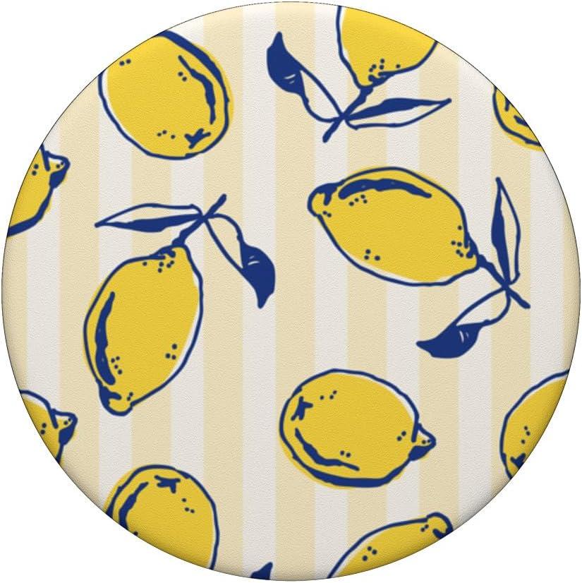 imagePopSockets Phone Grip Lemon Wallpaper PopSockets PopGrip for MagSafeAdhesive PopGrip