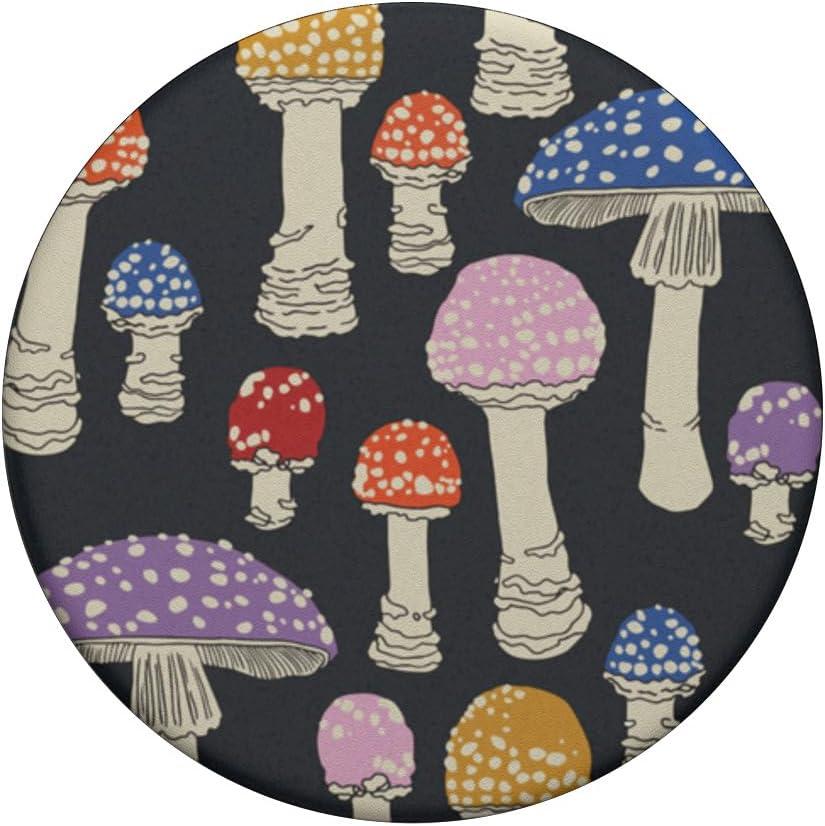 imagePopSockets Phone Grip Mushroom PopSocket Wild Shrooms PopSockets PopGrip for MagSafeAdhesive PopGrip