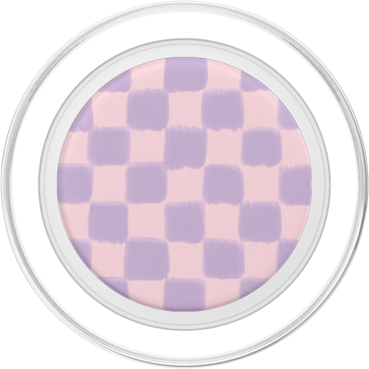 imagePopSockets Phone Grip Pink amp Purple Checker PopSockets PopGrip for MagSafeMagnetic PopGrip