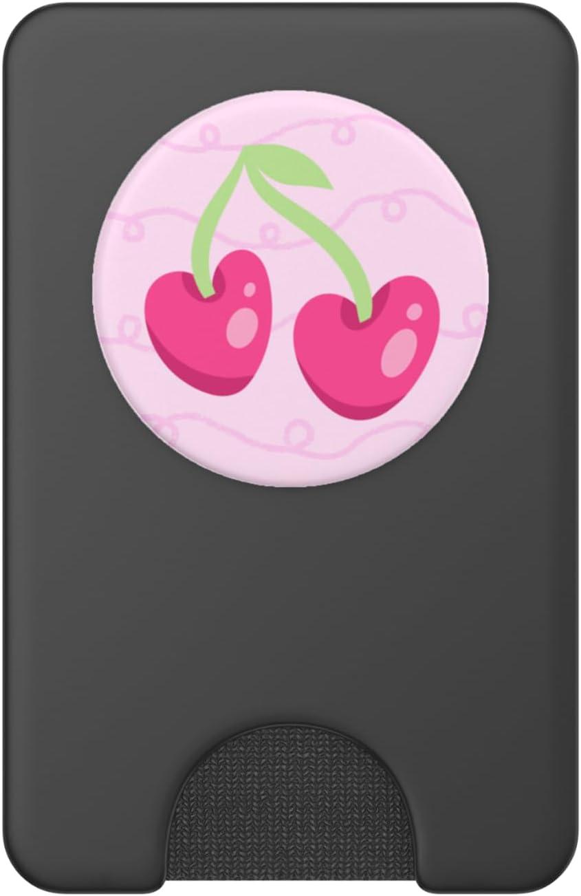 imagePopSockets Phone Grip Sweet Cherry PopSockets PopGrip for MagSafeMagnetic PopWallet