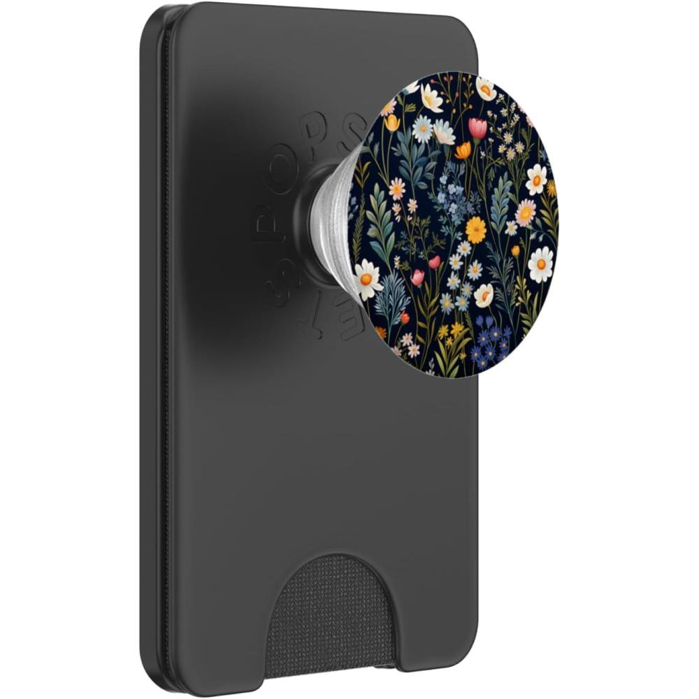 imageMixed Flower Bouquet Floral Pattern Wildflowers PopSockets Adhesive PopGripMagnetic PopWallet