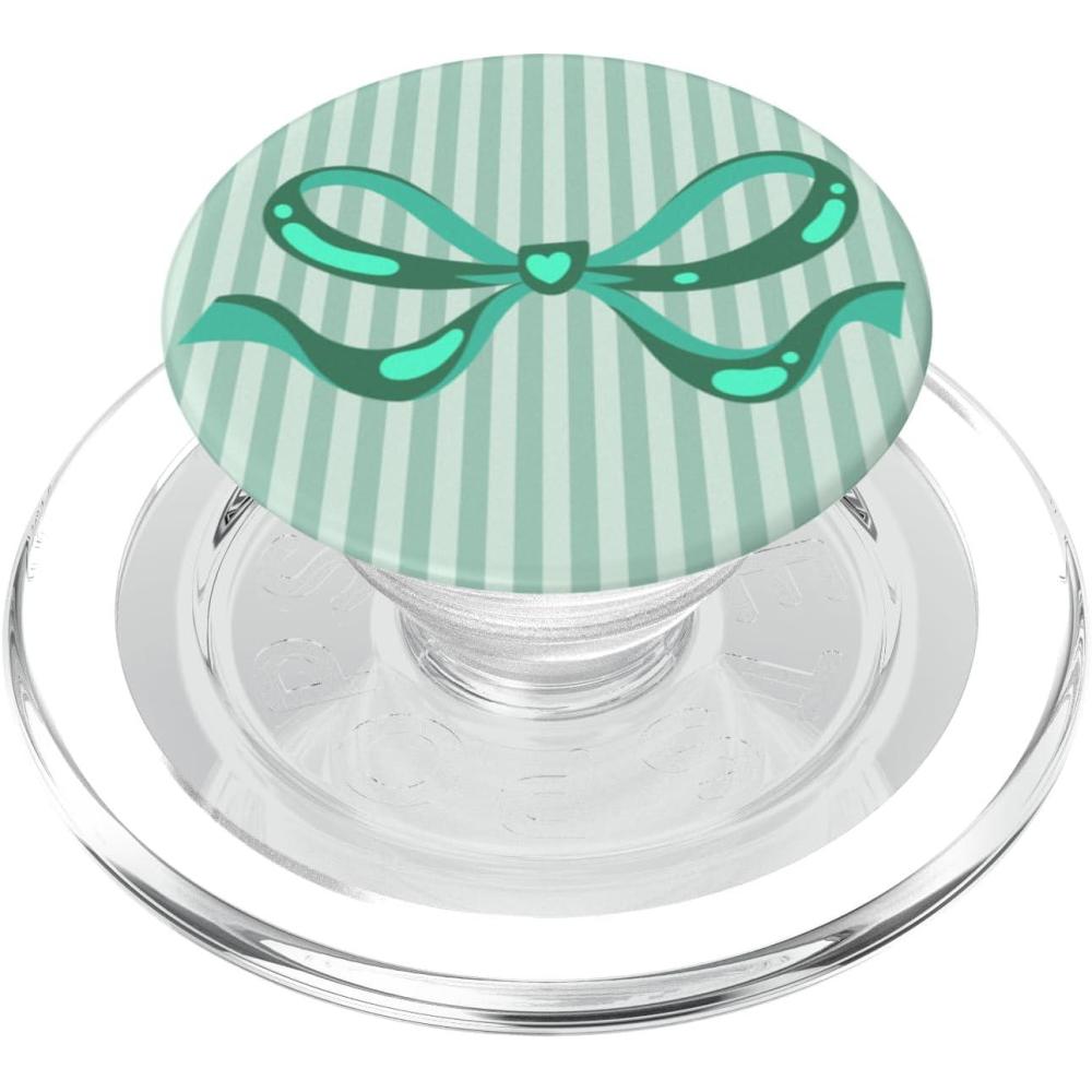 imagePopSockets Bow Phone Grip  Bow Wallpaper Mint PopSockets PopGrip for MagSafeMagnetic PopGrip