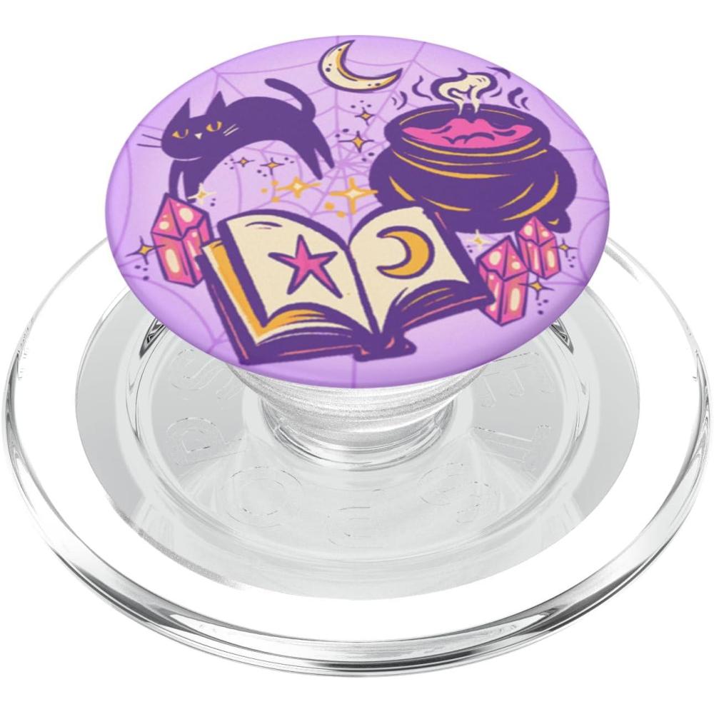 imagePopSockets Phone Grip Halloween  Purple Brew PopSockets PopGrip for MagSafeMagnetic PopGrip