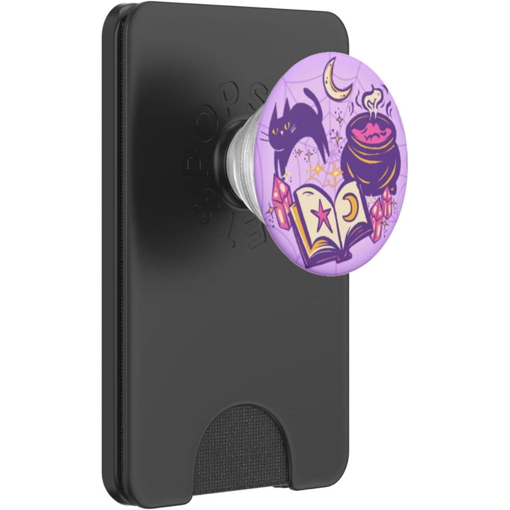 imagePopSockets Phone Grip Halloween Purple Brew PopSockets PopGrip for MagSafeMagnetic PopWallet