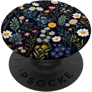 Mixed Flower Bouquet Floral Pattern Wildflowers PopSockets Adhesive PopGrip(Adhesive PopGrip)