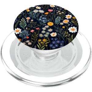Mixed Flower Bouquet Floral Pattern Wildflowers PopSockets Adhesive PopGrip(Magnetic PopGrip)