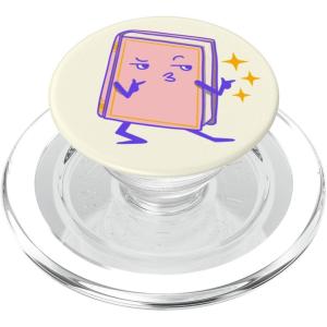 PopSockets Bookish Phone Grip & Stand – Sassy Paperback PopSockets PopGrip for MagSafe(Magnetic PopGrip)