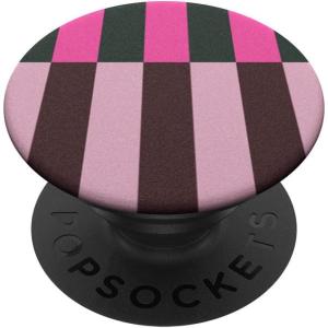 PopSockets Phone Grip – Pop of Pink Stripe PopSockets PopGrip for MagSafe(Adhesive PopGrip)