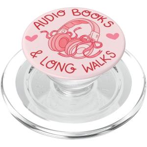 PopSockets Phone Grip & Stand – Audiobooks & Long Walks PopSockets PopGrip for MagSafe(Magnetic PopGrip)