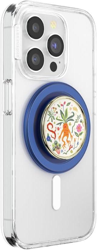 imagePopSockets Phone Grip for MagSafe Secure Magnetic Phone Grip amp Stand HandsFree Kickstand Wireless Charging Compatible Harry Potter Enamel Deathly HallowsMandrake in Spring