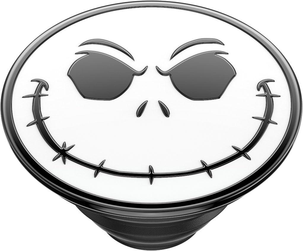 imagePopSockets Phone Grip with Expanding Kickstand Adhesive Grip Nightmare Before Christmas Nightmare IconEnamel Jack
