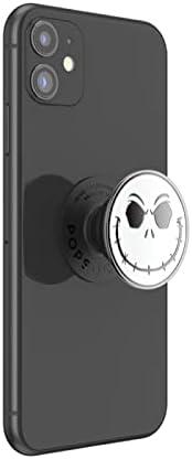 imagePopSockets Phone Grip with Expanding Kickstand Adhesive Grip Nightmare Before Christmas Nightmare IconEnamel Jack