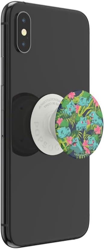imagePopSockets Phone Grip with Expanding Kickstand Adhesive Grip PopOut POKEMON Hey PikachuBulbsaur Pattern