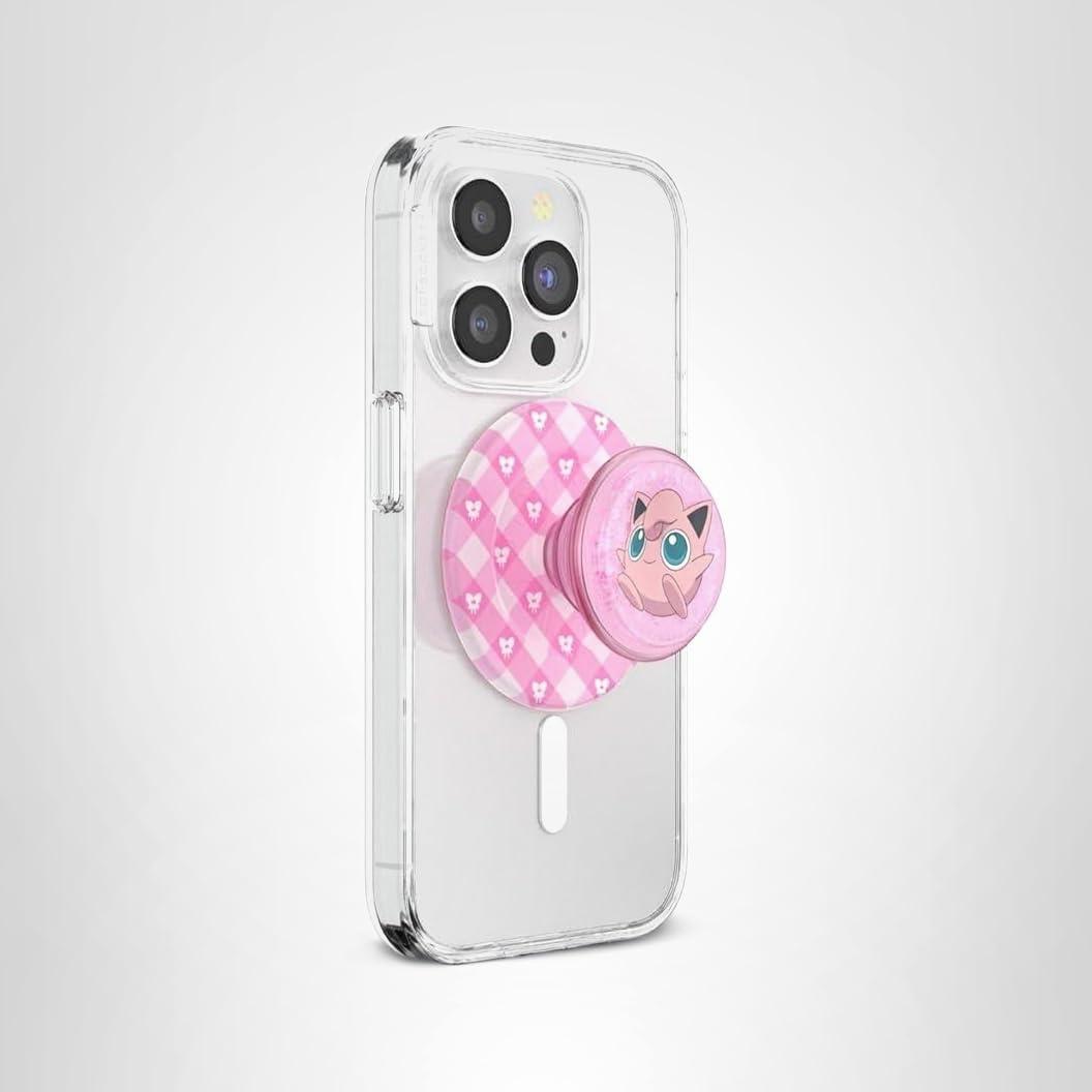 imagePopSockets Phone Grip with Expanding Kickstand Adhesive Grip PopOut POKEMON Hey PikachuJigglypuff Sparkle