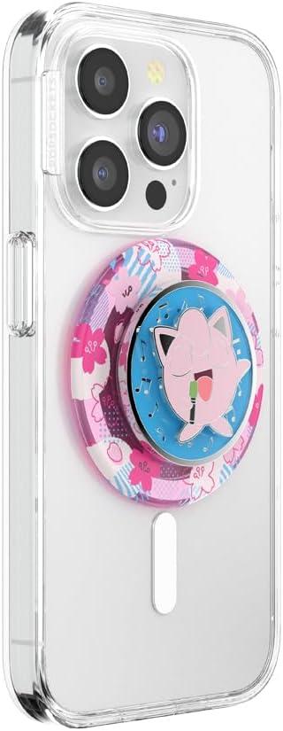 imagePopSockets Phone Grip with Expanding Kickstand Adhesive Grip PopOut POKEMON Hey PikachuJigglypuff Voice