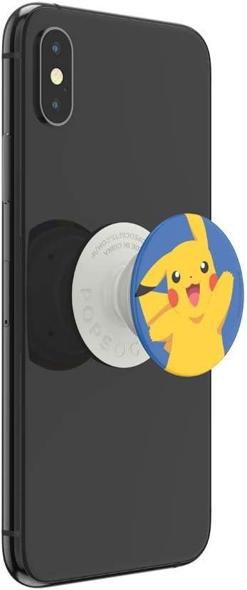 imagePopSockets Phone Grip with Expanding Kickstand Adhesive Grip PopOut POKEMON Hey PikachuPikachu Knocked