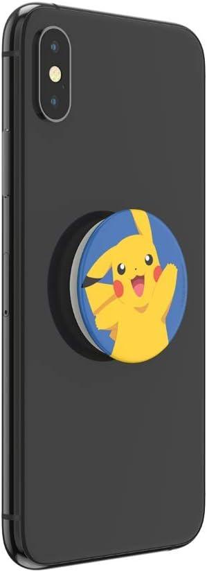 imagePopSockets Phone Grip with Expanding Kickstand Adhesive Grip PopOut POKEMON Hey PikachuPikachu Knocked