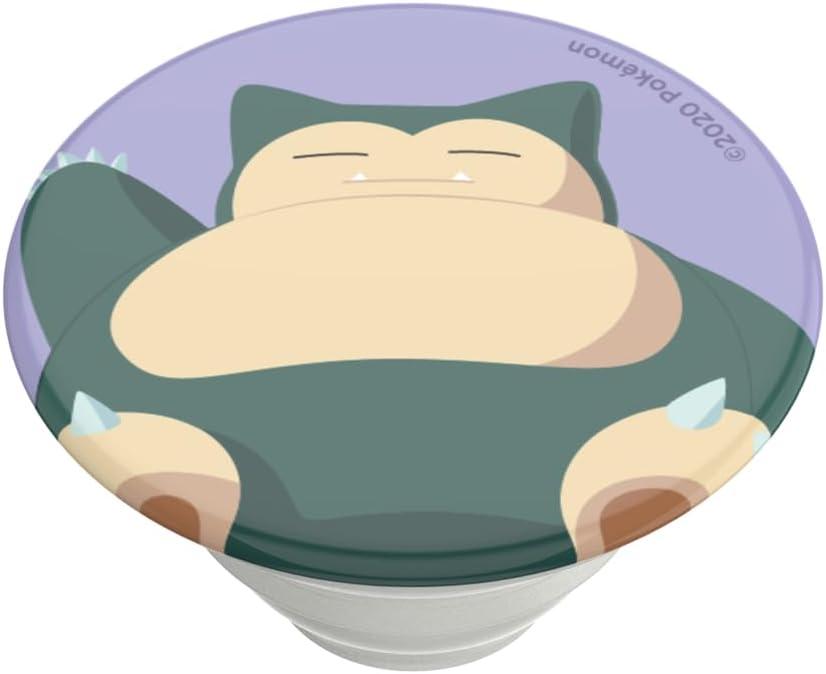 imagePopSockets Phone Grip with Expanding Kickstand Adhesive Grip PopOut POKEMON Hey PikachuSnorlax Knocked