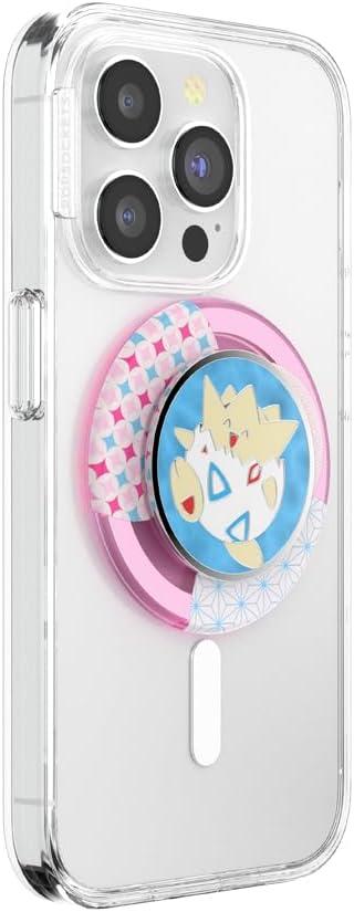 imagePopSockets Phone Grip with Expanding Kickstand Adhesive Grip PopOut POKEMON Hey PikachuTogepis Charm