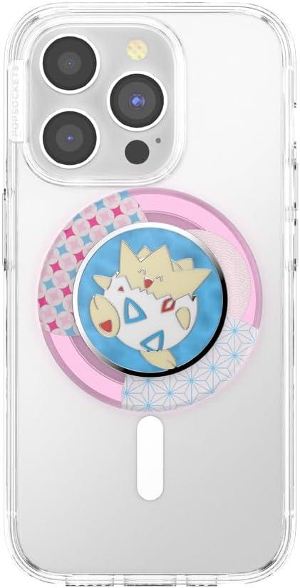 imagePopSockets Phone Grip with Expanding Kickstand Adhesive Grip PopOut POKEMON Hey PikachuTogepis Charm