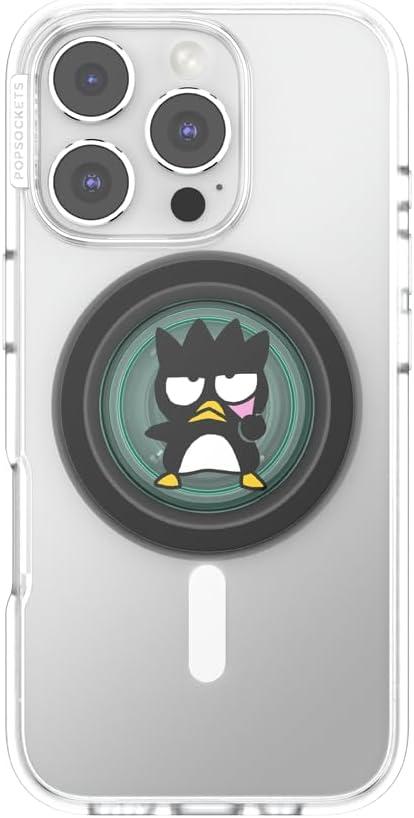 imagePopSockets Round Phone Grip Compatible with MagSafe Adapter Ring Included Phone Holder Wireless Charging Compatible Sanrio Dancing KeroppiBlue BadtzMaru