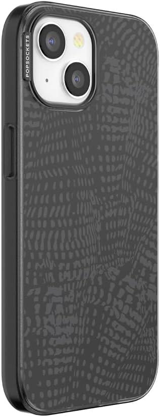 imagePopSockets iPhone 13 Case and iPhone 14 Case Compatible with MagSafe Phone Case for iPhone 13 amp 14 Wireless Charging Compatible ObsidianObsidian