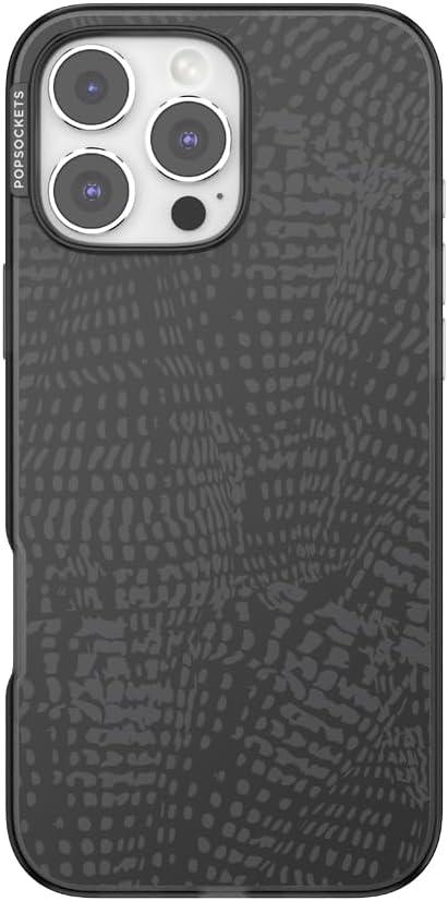 imagePopSockets iPhone 13 Case and iPhone 14 Case Compatible with MagSafe Phone Case for iPhone 13 amp 14 Wireless Charging Compatible ObsidianObsidian