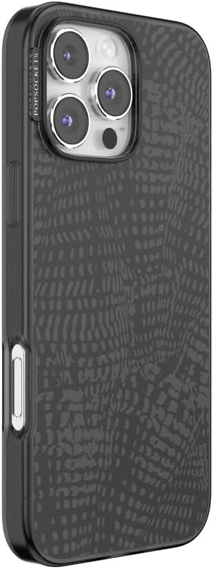 imagePopSockets iPhone 13 Case and iPhone 14 Case Compatible with MagSafe Phone Case for iPhone 13 amp 14 Wireless Charging Compatible ObsidianObsidian