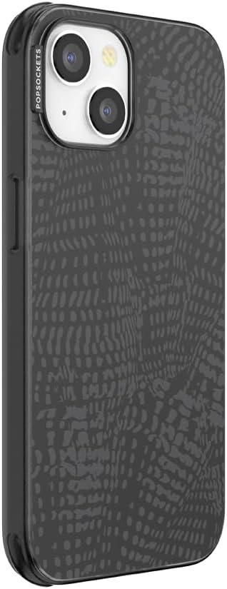 imagePopSockets iPhone 13 Case and iPhone 14 Case Compatible with MagSafe Phone Case for iPhone 13 amp 14 Wireless Charging Compatible ObsidianObsidian