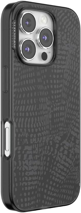 imagePopSockets iPhone 13 Case and iPhone 14 Case Compatible with MagSafe Phone Case for iPhone 13 amp 14 Wireless Charging Compatible ObsidianObsidian