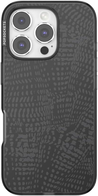 imagePopSockets iPhone 13 Case and iPhone 14 Case Compatible with MagSafe Phone Case for iPhone 13 amp 14 Wireless Charging Compatible ObsidianObsidian