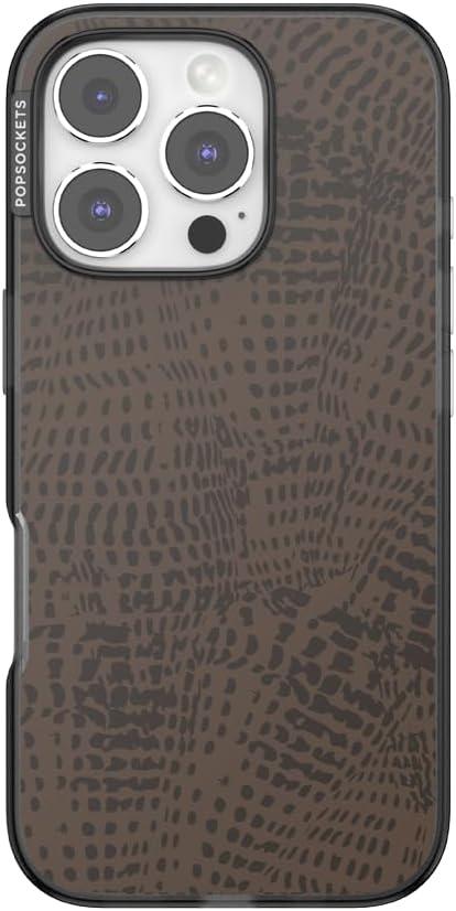 imagePopSockets iPhone 15 Case Compatible with MagSafe Phone Case for iPhone 15 Wireless Charging Compatible Case Only Cocoa UmberCocoa Umber