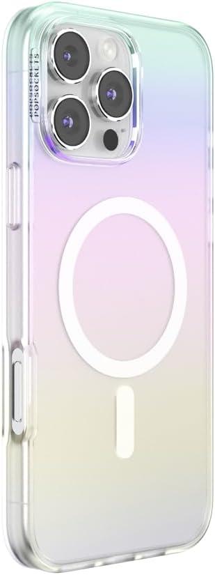 imagePopSockets iPhone 15 Plus Case Compatible with MagSafe Phone Case for iPhone 15 Plus Wireless Charging Compatible Case Only LatteShimmer
