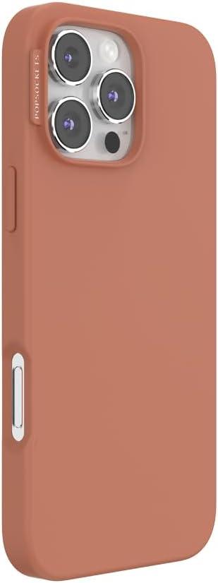 imagePopSockets iPhone 15 Plus Case Compatible with MagSafe Phone Case for iPhone 15 Plus Wireless Charging Compatible Case Only LatteTerraCotta