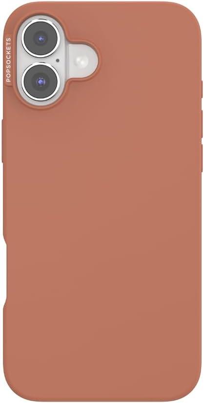 imagePopSockets iPhone 15 Plus Case Compatible with MagSafe Phone Case for iPhone 15 Plus Wireless Charging Compatible Case Only LatteTerraCotta