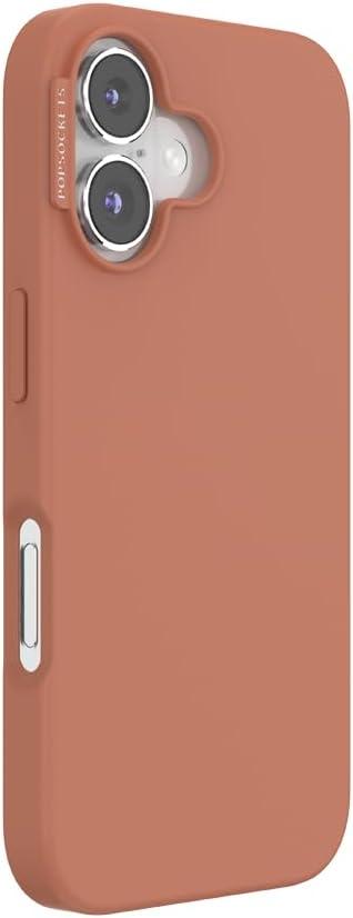 imagePopSockets iPhone 15 Plus Case Compatible with MagSafe Phone Case for iPhone 15 Plus Wireless Charging Compatible Case Only LatteTerraCotta