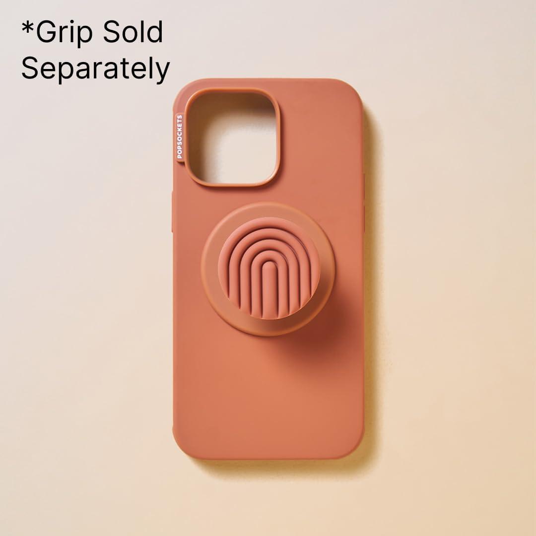 imagePopSockets iPhone 15 Plus Case Compatible with MagSafe Phone Case for iPhone 15 Plus Wireless Charging Compatible Case Only LatteTerraCotta