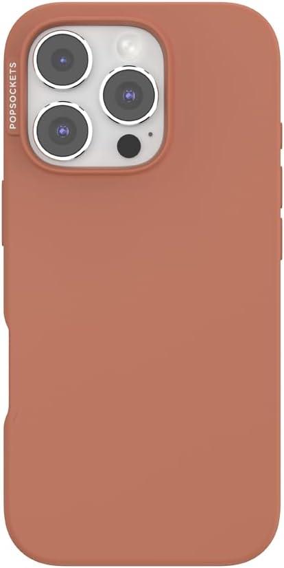 imagePopSockets iPhone 15 Plus Case Compatible with MagSafe Phone Case for iPhone 15 Plus Wireless Charging Compatible Case Only LatteTerraCotta