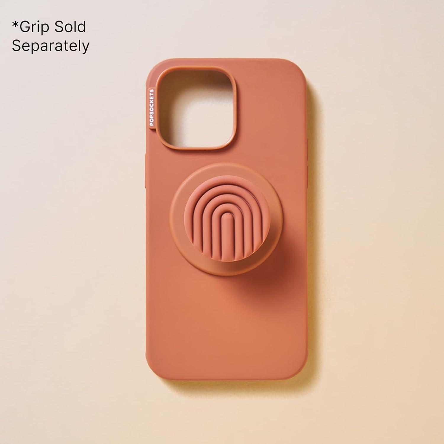 imagePopSockets iPhone 15 Plus Case Compatible with MagSafe Phone Case for iPhone 15 Plus Wireless Charging Compatible Case Only LatteTerraCotta