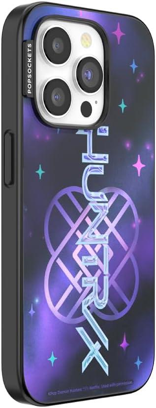 imagePopSockets iPhone 15 Pro Case Compatible with MagSafe Phone Case for iPhone 15 Pro Wireless Charging Compatible Case Only Mirror Huntrix